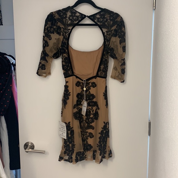 For Love and Lemons Temecula Black embroidered dress - Picture 2 of 5